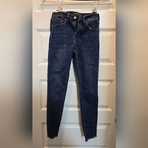 Stylish Dark Blue Women's Skinny Jeans